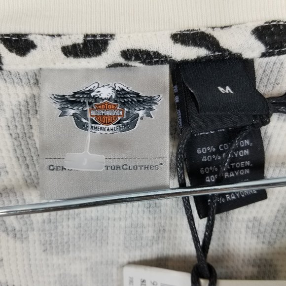 Harley- Davidson Medium New Thermal Sleepwear Top - Picture 4 of 12